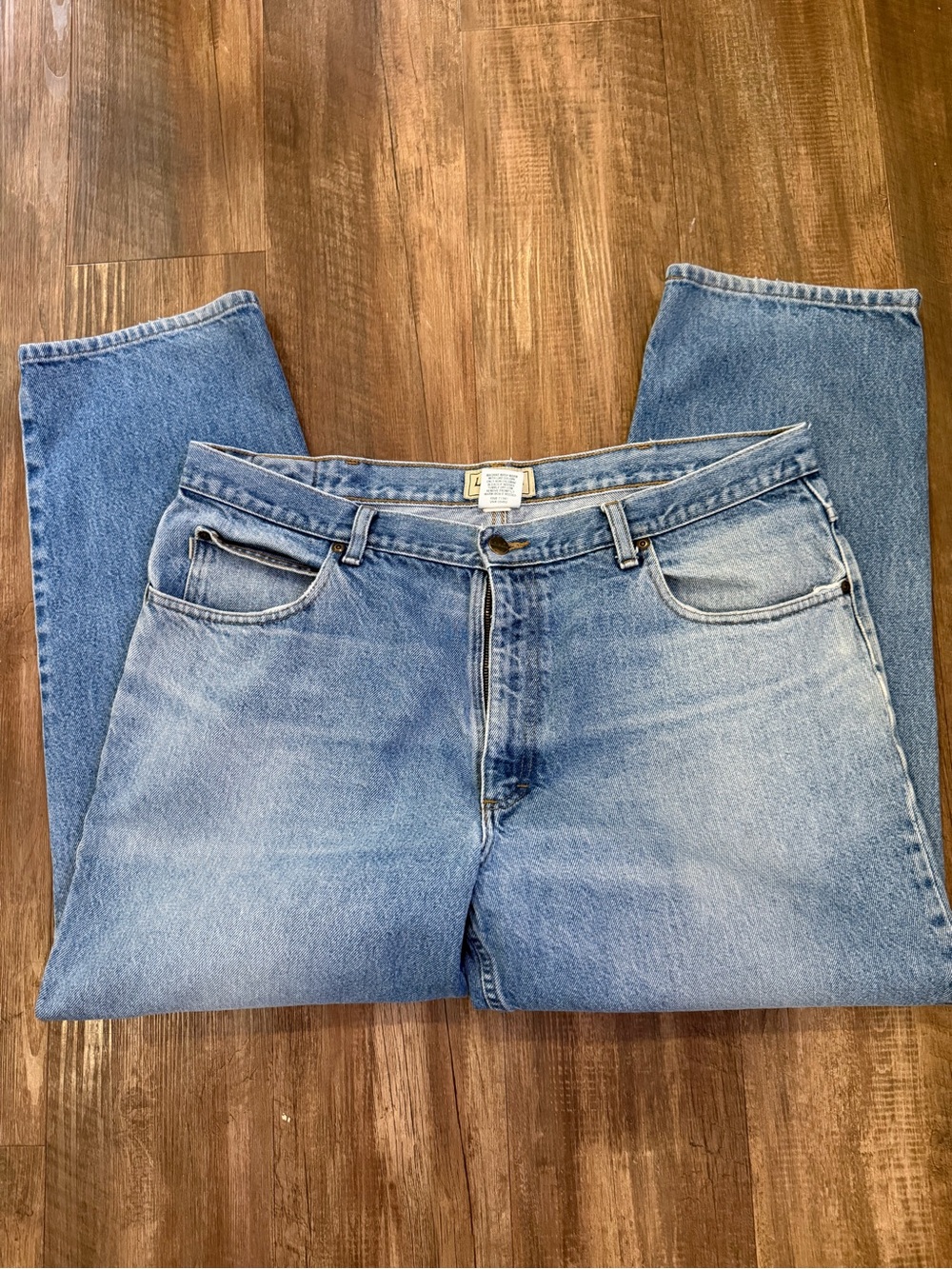 L.L. Bean Men's Light Blue Relaxed-Fit Jeans